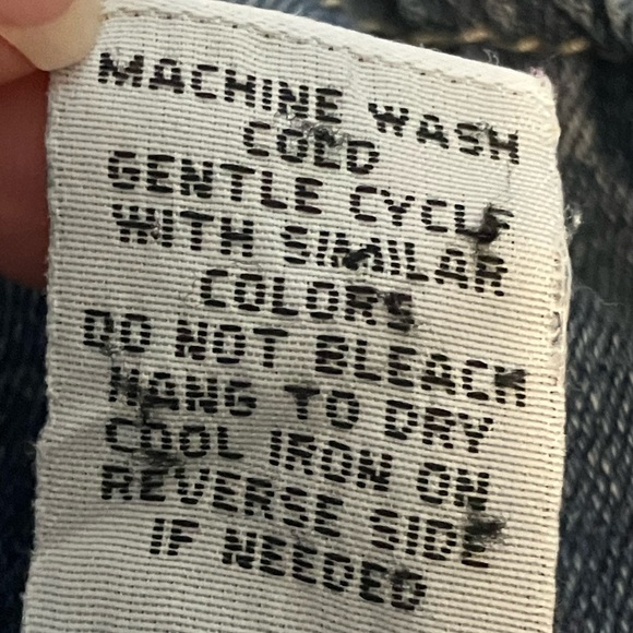 Denim skirt with shorts built in - Picture 4 of 7